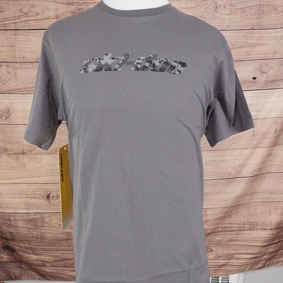 Ski-Doo Racing Ski Doo Snowmobiles Logo Winter Sports T-Shirt Size L Grey New! - Picture 2 of 8